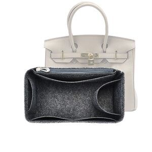 8673 Purse Organizer for Hermes birkin bag 30 Felt organizer insert